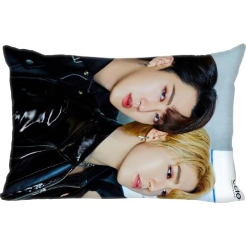 Rectangle Pillow Cases Hot Sale Best KPOP Stray Kids Bang Chan Pillow Cover Home Textiles Decorative Double Sided Pillowcase