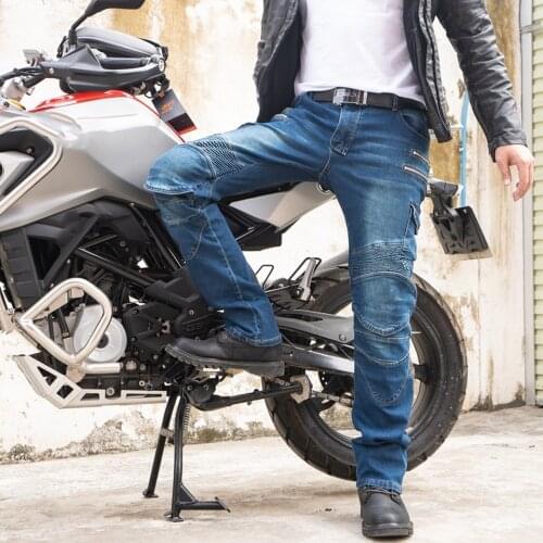 Motor pants Ladies Jeans Motorcycle Riding Motocross Trousers Motorcycle Racing Pants Anti-fall Protective Gear