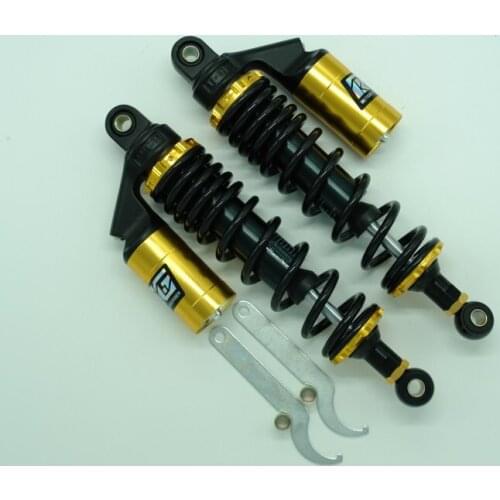 1 pair 340mm 8mm motorcycle shock absorber for HONDA YAMAHA CB400 LC400 SRX400 XJR400 XJR400R XJR400R2 KAWASAKI ZR400C
