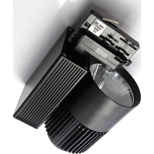 4wire 3phase 20W 30W 40W LED Track light aluminum Ceiling Rail Track lighting Spot Rail Spotlights Replace Halogen Lamps AC220V