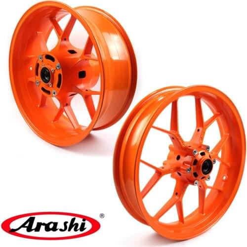 Arashi Respol Orange CBR1000RR 2008 - 2016 Front Rear Wheel Rim Aluminum Rims For Honda CBR 1000 RR 1000RR 2009 2010 2011 2012