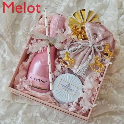 Aromatherapy Candle Gift Box Style High-End Bridesmaid Wedding Gift for Bestie Wedding and Birthday Gift Girls