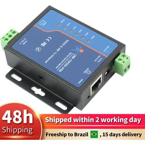 Q18039 USR-TCP232-410S Terminal Power Supply RS232 RS485 to TCP/IP Converter Serial Ethernet Serial Device Server