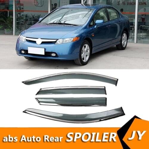 For Honda Civic 2008 Window Visor Vent Shades Sun Rain Deflector Guard For s Auto Accessories 4PCS/SET