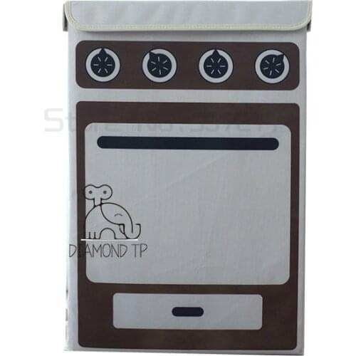 Childrens doll storage box Oxford cloth sorting storage basket family kitchen toy basket large capacity sorting basket