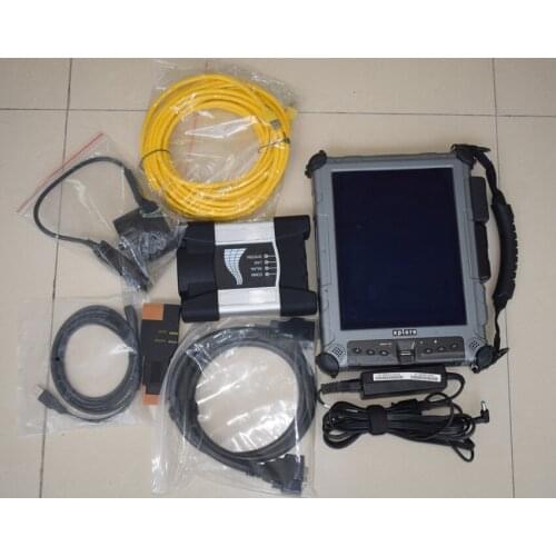 For BMW ICOM NEXT 1 year warranty with SSD 480gb expert mode software tablet xplore ix104 laptop (i7 4g) for bmw diagnostic tool