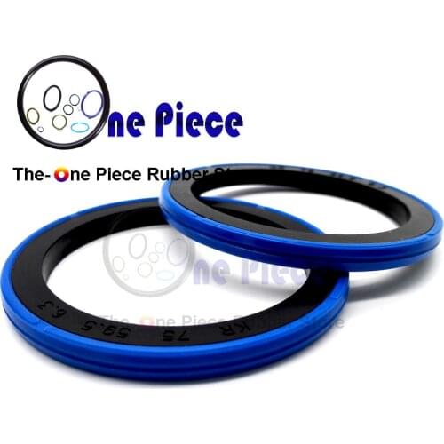 KR seal OD=100-160mm Piston compact rubber seal polyurethane (PU) + Nitrile (NBR) seal ring hydraulic seal
