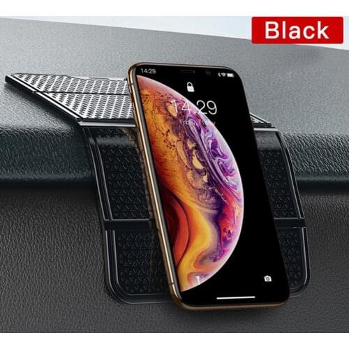 Multifunctional Anti-slip Mat Creative Foldable Car Phone Holder Car Interior Silicone Anti-Skid Sticker Mobile Phone Holder