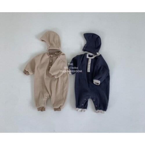 2021 baby autumn long sleeve one-piece outdoor clothes mens baby casual comfortable baby girl winter clothes