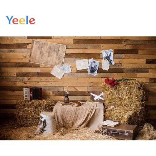 Autumn Farm Barn Bread Map Hay Block Book Christian Thanksgiving Backdrop Vinyl Photography Background Photo Studio Photophone