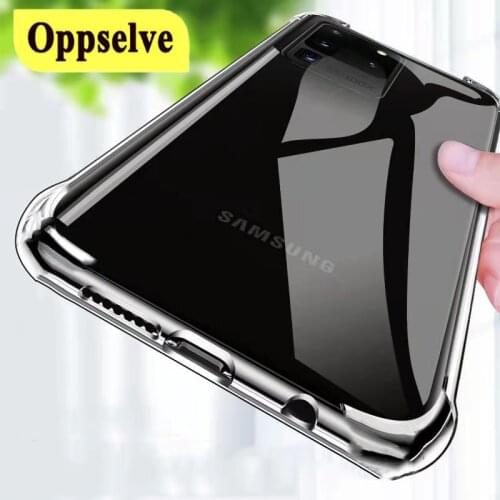 Oppselve Clear Soft Silicone Case For Samsung S7 S6 S8 S9 S10 Lite S10e S20 Plus Note 8 9 10 20 Ultra A70 A50 A40 Clear Cover