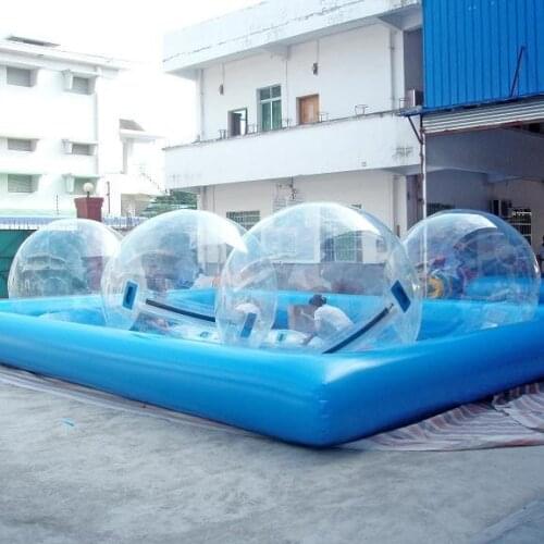 1.5M/2M Dia Clear Water Zorb Ball On Sale TPU Human Hamster Ball For Pool Game Customized Inflatable Water Walking Ball Cheap