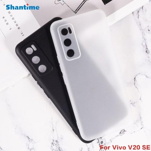 For Vivo V20 SE Gel Pudding Silicone Phone Protective Back Shell For Vivo Y70 2020 SE Soft TPU Case