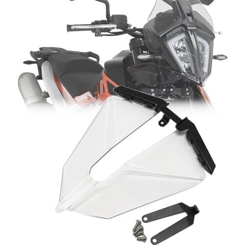 Compatible FOR KTM 790 Adventure/R/S Motorcycle Headlight Head Light Guard Protector Cover Protection Acrylic Grill
