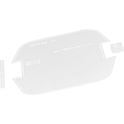 3 Pieces Leather Craft Acrylic Zipper Pencil Bag Pen Case Pattern Templates Stencils