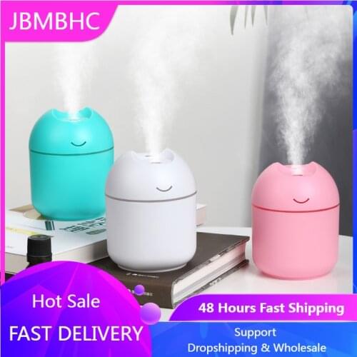 Ultrasonic Mini Air Humidifier Aroma Essential Oil Diffuser Humificador Para Auto Portable 220ml Humidifier for Home Office Car
