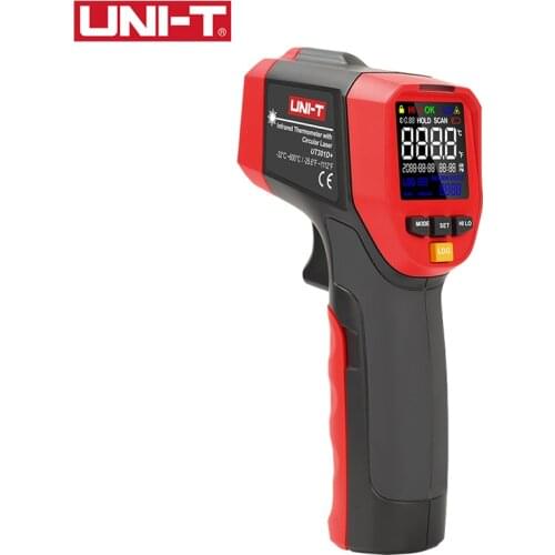 UNI-T Infrared Thermometer UT301A+/UT302C+/UT301D+ Non-Contact Color Screen Digital Handheld Industrial Infrared Temperature Gun