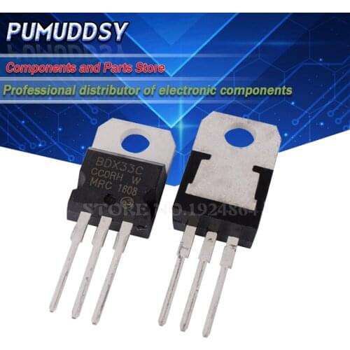 10PCS BDX33C BDX34C BDX53C BDX54C TO-220 BDX53 BDX33 BDX34 BDX54 BDW93C BDW94C BDW93 BDW94