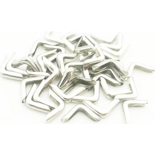 500PCS 10X10X2mm Mini Metal Silver Corners For Books Scrapbooking Photo Albums Menus Corner Protectors Metal Crafts DIY Ornament