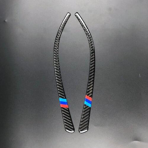 Car Styling for BMW F30 F34 F35 2013-2018 3 Series Carbon Fiber Rearview Mirror Bumper Strip Car Accessories Stickers 3D
