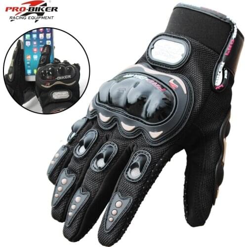Free shipping Touch Screen Motocross Cycling Riding Bike Sports Mountain Bicycle Racing Motorcycle Full Finger Gloves