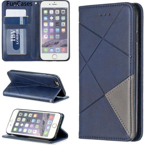 Mobile Phone Covers For hoesje iPhone 8 Bag Color Matching Coques sFor Apple iPhone hoesje 7 6 Plus PU Leather Book Case aifone