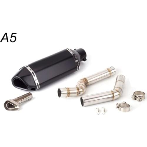 For Honda CBR600RR CBR 600RR 2005 to 2015 2016 2017 2018 Slip-on Motorcycle Full Exhaust with Middle Link Pipe Escape System