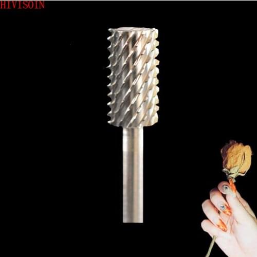 HIVISOIN-10PCS-Carbide Nail Drill Bit - Small Barrel Bit - 60010110