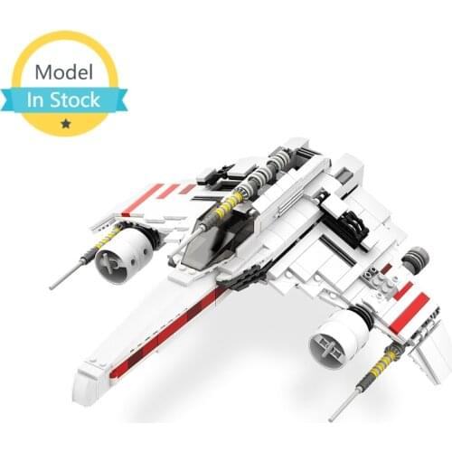 MOC Star Series Ewing Space Fighter Aircraft Collection Building Block Model stitching particles DIY Toys Kids Boys brick Gifts