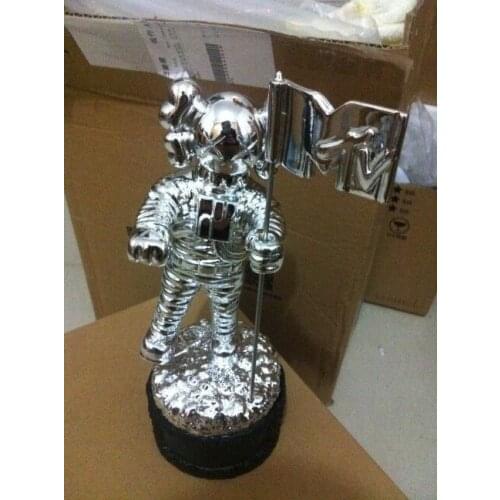 Moon man MTV Award Trophy Replica Statue Moonman Prop HIGH QUALITY SILVER PLATED 1.1kg