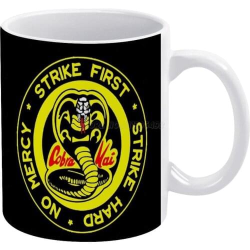 Kai White Mug 11 Oz Funny Ceramic Coffee/Tea/Cocoa Mug Unique Gift Kai Strike First Strike Hard No Mercy Strike First Strike Har