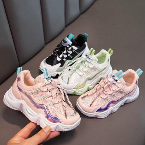 New Kids Shoes for Boys Baby Toddler Sneakers Fashion Boutique Breathable Little Children Girls Sports Shoes Size 26-37