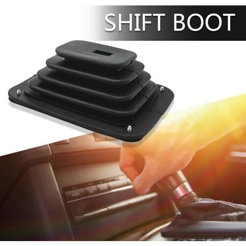Manual Automatic Rubber Shifter Boot Sufficient Enduring Ruggedness with Chrome Plate 5 5/8 x 6 3/4 inch 350