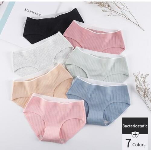 Womens underwear cotton panties Breathable Bacteriostatic girl briefs ladies sexy lingerie female underpants 2019 dropshipping