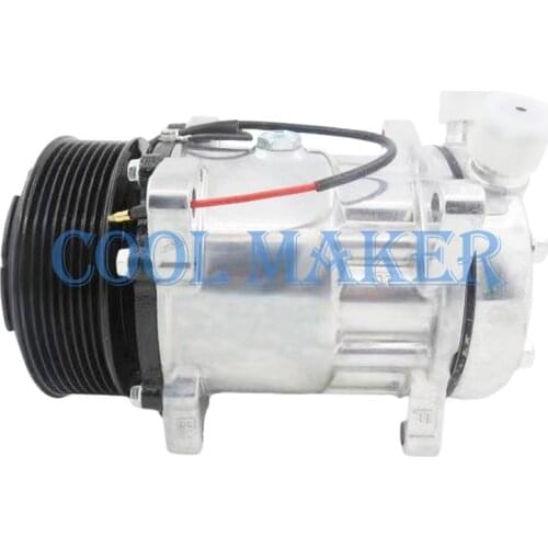 Universal 7H15 709 air conditioner 8126 for Man truck ac compressor 8pk o-ring 12V/24V 81619066012 51779707028
