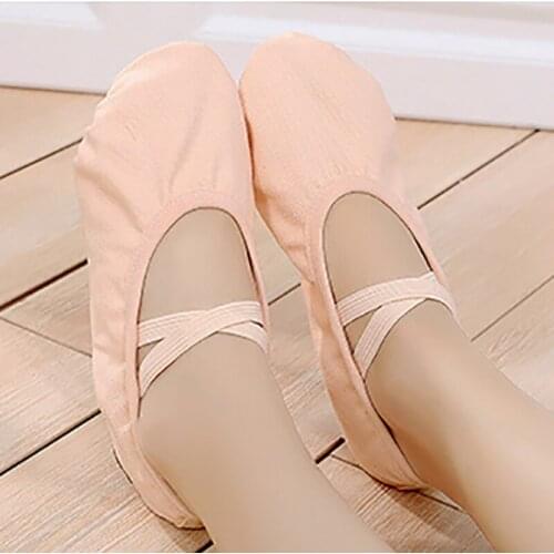 USHINE new style full rubber band shoelace body-shaping training Yoga slippers shoes ballet dance shoes children girls woman