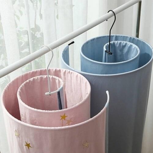Stainless Steel Blanket Hanger Round Spiral Quilt Sheets Hanger Rotating Drying Rack Save Space Indoor Outdoor Hanger