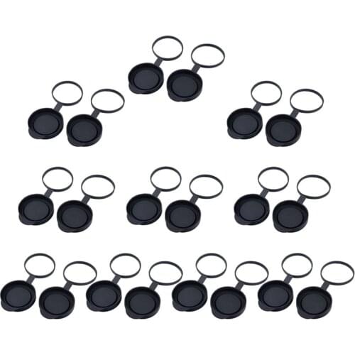 10 Pairs Binoculars Protective Rubber Objective Lens Caps 42Mm For Fits Telescope With Outer Diameter 52-54Mm W2590A