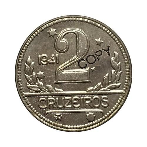 1941 Brazil 2 BRZ coins COPY COINS 25.2MM