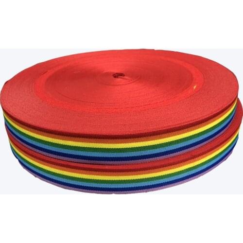 20yards/lot wide 2.5cm Woven Jacquard Ribbon Trims color stripe Geometric design for clothing accessory LS-0771