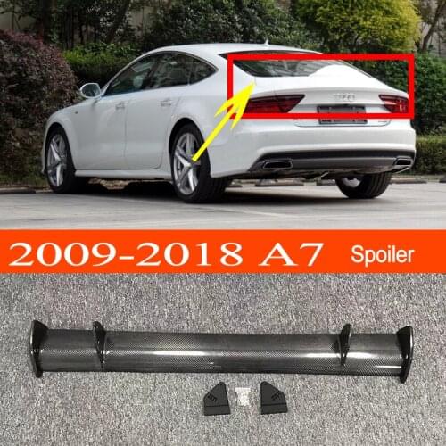 A7 2009-2018 Carbon Fiber Car-styling Sporty Rear Trunk Wing Spoiler for Audi A7 2009-2018