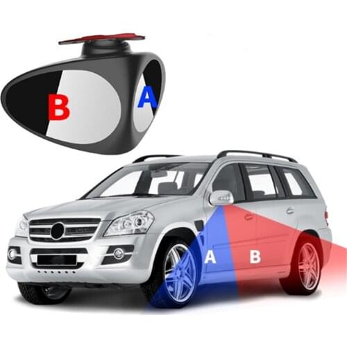 Car Mirror 360 Degree Adjustable Wide Angle Side Rear Mirrors blind spot Snap way for parking Auxiliary rear view mirror