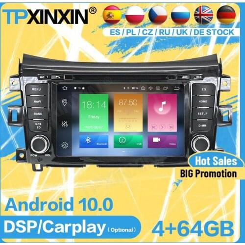 Car Radio Stereo Receiver Wireless Android For NISSAN NP300 Navara 2014 2015 2016 2017 2018 2019 GPS Player Auto Audio Head Unit