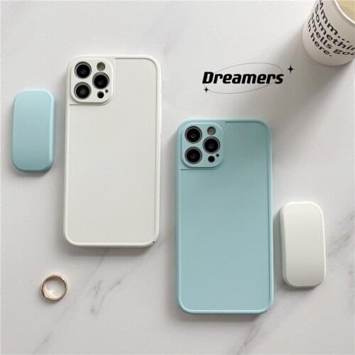 PINZHENG Mobile Phone Case For iPhone 7Plus 8Plus With Stand Silicone Protective Cover For iPhone X XS XR 11 12 Pro Max Cases