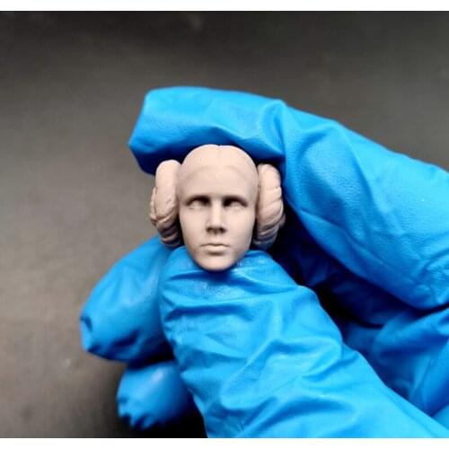 Blank 1/12 Scale The Princess Head Sculpt Unpainted Fit 6" ML Figure