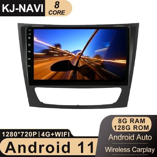 DSP Android 11 For Mercedes Benz E-class W211 E200 E220 E300 E350 E240 E270 E280 W219 Car Radio Multimedia Player GPS Navigation