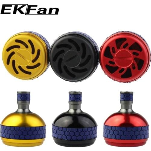 EKFan high quality Silica + Aluminum alloy Fishing Reel Knob for 7*4*2.5mm bearing D/S Fishing DIY Accessories