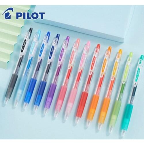 3Pcs PILOT LJU-10EF juice color 0.5mm gel pen 24 colors optional super smooth classic writing office school supplies