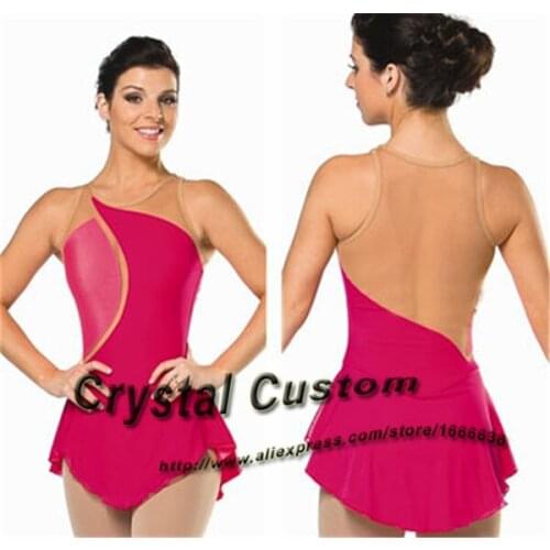 Custom Girls Ice Figure Skating Dress Graceful New Brand Kids Skating Dresses Competition DR3433