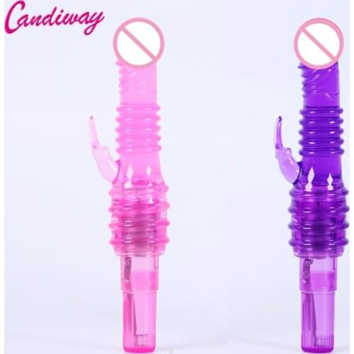 Rabbit penis Vibrators G-Spot Vibration & Rotation Waterproof Sexy Vibrating Sex Toys Sex Products AV Vibrating Stick